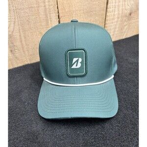Bridgestone Golf Tour B Rope Snap Back Green Hat/Cap